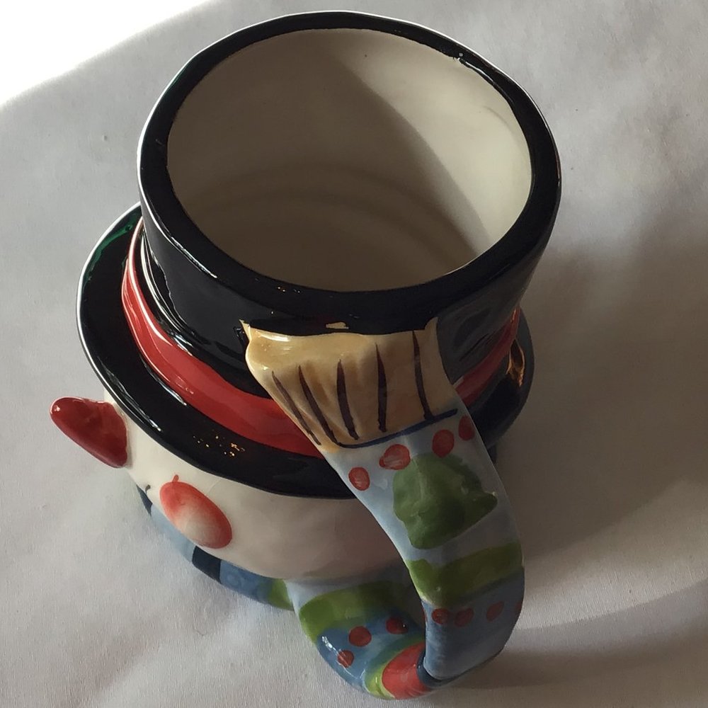 Snowman face mug - Picture 3 of 5